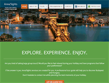 Tablet Screenshot of annasights.com